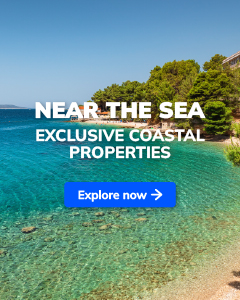 Real estate offer along the coast